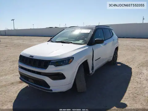 3C4NJDCN6ST553355 — 2025 Jeep Compass, ფოტო 3, IAAI, წინა მარცხენა ნაწილი