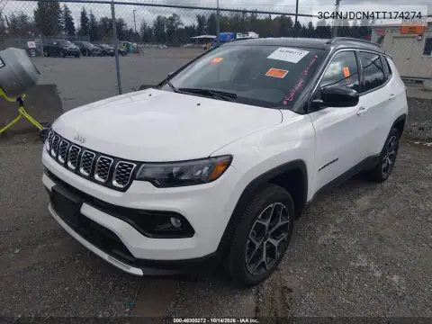 3C4NJDCN4TT174274 — 2026 Jeep Compass, photo 2 from IAAI, Left front