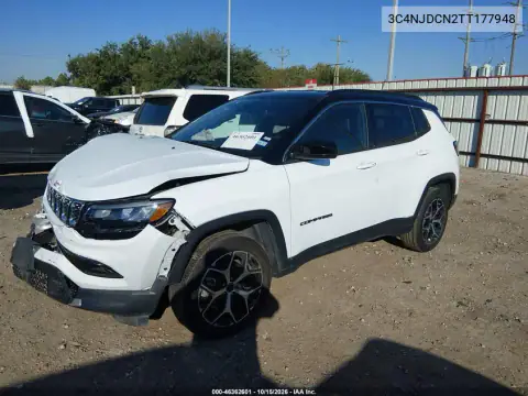 3C4NJDCN2TT177948 — 2026 Jeep Compass, ფოტო 3, IAAI 29.10.2026, წინა ნაწილი