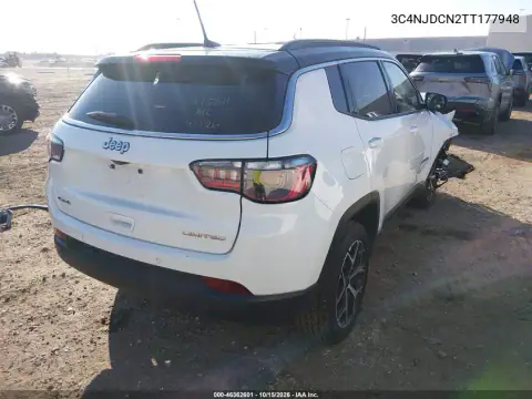 3C4NJDCN2TT177948 — 2026 Jeep Compass, ფოტო 5, IAAI 29.10.2026, წინა ნაწილი