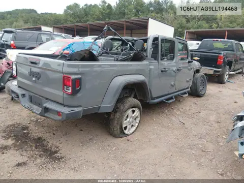 2020 Jeep Gladiator Sport 4X4 VIN 1C6HJTAG9LL194468 фото 4