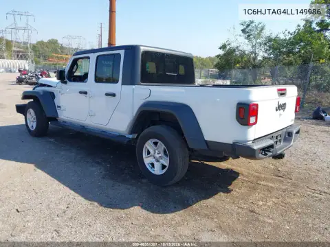 1C6HJTAG4LL149986 — 2020 Jeep Gladiator, фото 3 с аукциона IAAI, Передняя часть
