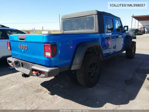 1C6JJTEG1ML598037 — 2021 Jeep Gladiator, photo 5 from IAAI, Left front