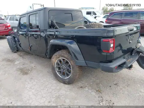 1C6HJTAGXML519193 — 2021 Jeep Gladiator, photo 3 from IAAI, All-over damage