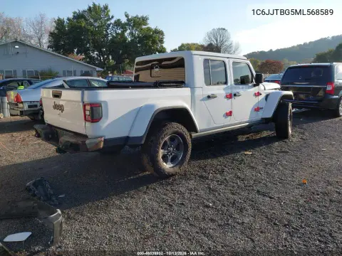 2021 Jeep Gladiator Rubicon 4X4 VIN 1C6JJTBG5ML568589 фото 4