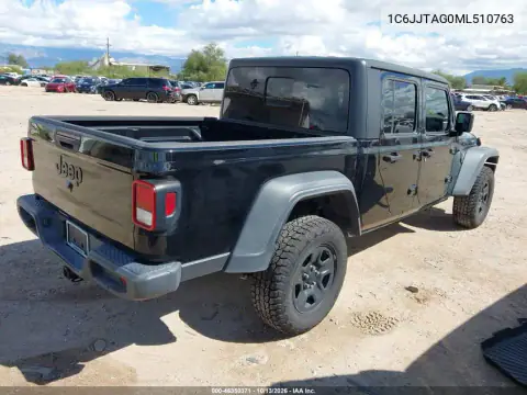 1C6JJTAG0ML510763 — 2021 Jeep Gladiator, photo 5 from IAAI, Left side