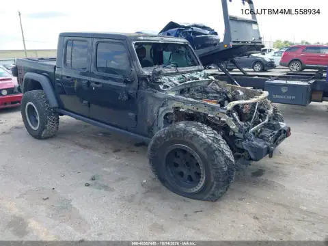 1C6JJTBM4ML558934 — 2021 Jeep Gladiator, Внешний пожар, фото до ремонта