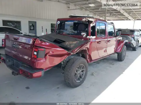 1C6HJTFG7ML532864 — 2021 Jeep Gladiator, zdjęcie 5 z IAAI, Przód i tył