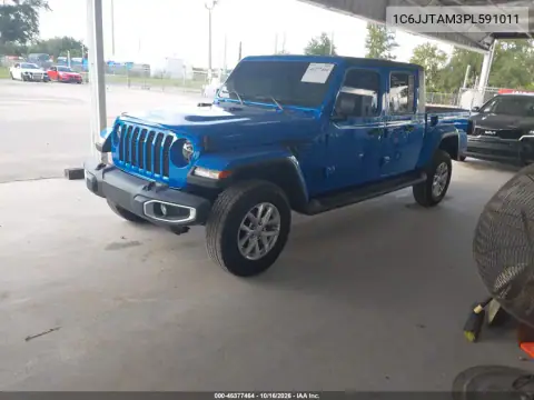 1C6JJTAM3PL591011 — 2023 Jeep Gladiator, foto 3 de IAAI, Parte trasera