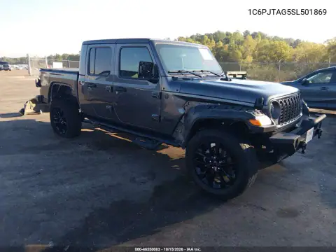 1C6PJTAG5SL501869 — 2025 Jeep Gladiator, правый бок, фото до ремонта