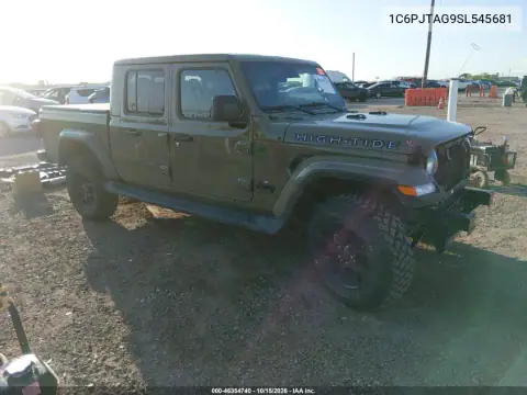 1C6PJTAG9SL545681 — 2025 Jeep Gladiator, Parte delantera, fotos antes de reparar