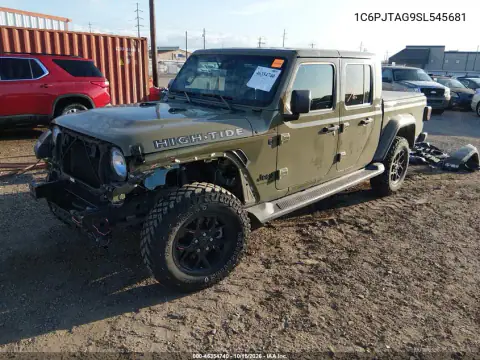 1C6PJTAG9SL545681 — 2025 Jeep Gladiator, foto 3 de IAAI, Parte delantera