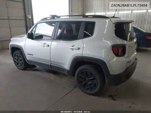 ZACNJBAB1LPL75454 — 2020 Jeep Renegade, zdjęcie 4 z IAAI, Prawy przód