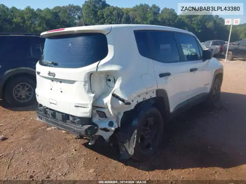 ZACNJBAB3LPL43380 — 2020 Jeep Renegade, zdjęcie 5 z IAAI, Tył