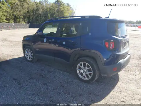 2020 Jeep Renegade Latitude Fwd VIN ZACNJABB3LPL51133 фото 4