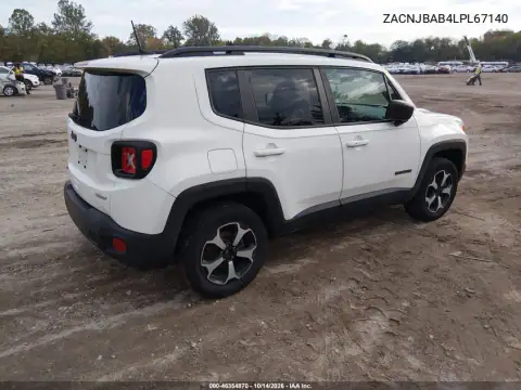 ZACNJBAB4LPL67140 — 2020 Jeep Renegade, foto 4 de IAAI, Inundación