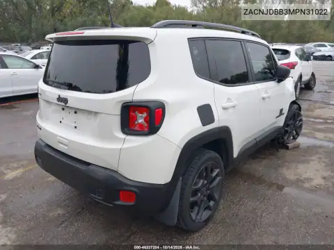 ZACNJDBB3MPN31022 — 2021 Jeep Renegade, фото 5 з IAAI, Передня частина справа