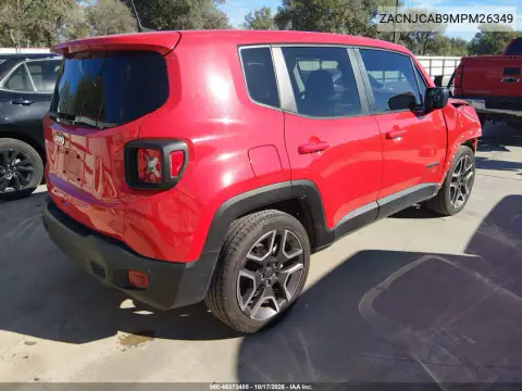 ZACNJCAB9MPM26349 — 2021 Jeep Renegade, foto 5 de IAAI, Parte delantera