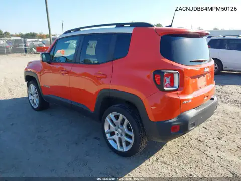 ZACNJDBB4MPM50126 — 2021 Jeep Renegade, foto 21 de IAAI, Delantera derecha
