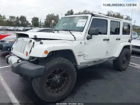 1C4BJWEG8CL128794 — 2012 Jeep Wrangler, photo 3 from IAAI, Right side
