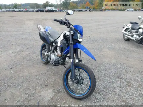 ML5LXBE13MDA07591 — 2021 Kawasaki Klx, Lado izquierdo, fotos antes de reparar