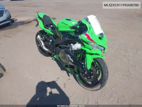 ML5ZXCS11PDA00700 — 2023 Kawasaki Zx, Левый и правый бока, фото до ремонта