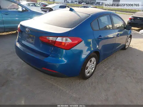 KNAFX4A65F5306765 — 2015 Kia Forte, фото 5 с аукциона IAAI, Передняя часть справа