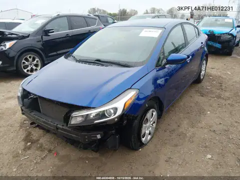 3KPFL4A71HE012231 — 2017 Kia Forte, photo 2 from IAAI, Front end