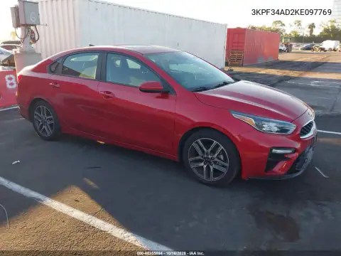 3KPF34AD2KE097769 — 2019 Kia Forte, Left side, before-repair photos