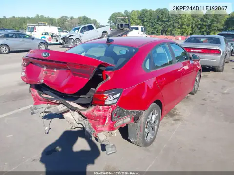 3KPF24AD1LE192067 — 2020 Kia Forte, фото 5 с аукциона IAAI, Задняя часть