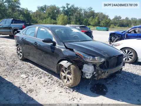 3KPF24AD8ME378139 — 2021 Kia Forte, დაზიანება ყველა მხრიდან, ფოტოები შეკეთებამდე