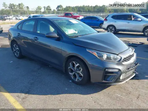3KPF24AD1ME360002 — 2021 Kia Forte, Front end, before-repair photos