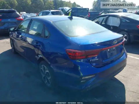 3KPF24AD5ME325933 — 2021 Kia Forte, photo 4 from IAAI, Front end