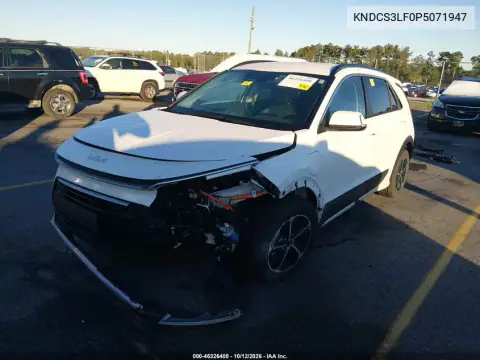KNDCS3LF0P5071947 — 2023 Kia NIRO, zdjęcie 3 z IAAI, Przód