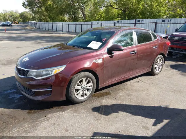 5XXGT4L39GG108483 — 2016 Kia Optima LX, фото 2 с аукциона IAAI 01.10.2026, Задняя часть