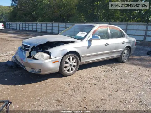 2005 Kia Optima Ex V6/Lx V6 VIN KNAGD128455421836 фото 3