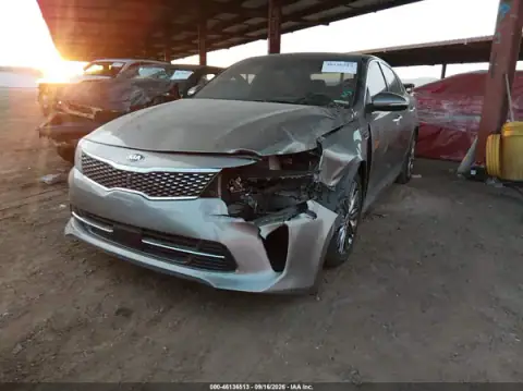 5XXGV4L2XJG203224 — 2018 Kia Optima, photo 2 from IAAI, Left front