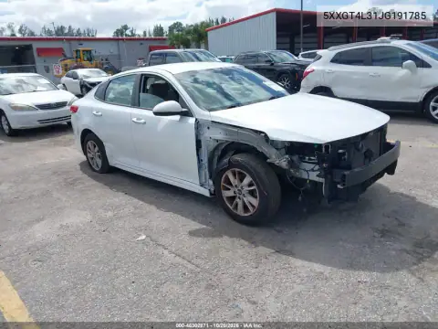 5XXGT4L31JG191785 — 2018 Kia Optima, photo 2 from IAAI, Front end