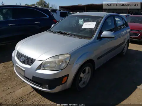 KNADE163466059341 — 2006 Kia Rio, photo 2 from IAAI, Front end