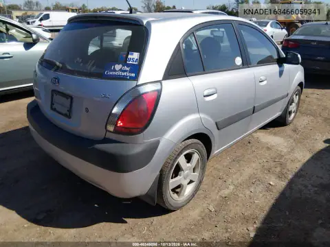 KNADE163466059341 — 2006 Kia Rio, photo 4 from IAAI, Front end