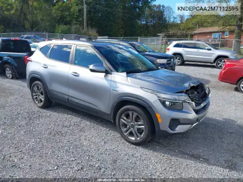 KNDEPCAA2M7112595 — 2021 Kia Seltos, Front end, before-repair photos