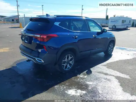 KNDERCAA3M7140318 — 2021 Kia Seltos, photo 5 from IAAI, Left side