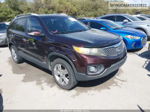 5XYKUCA6XCG222822 — 2012 Kia Sorento, Normal wear, before-repair photos