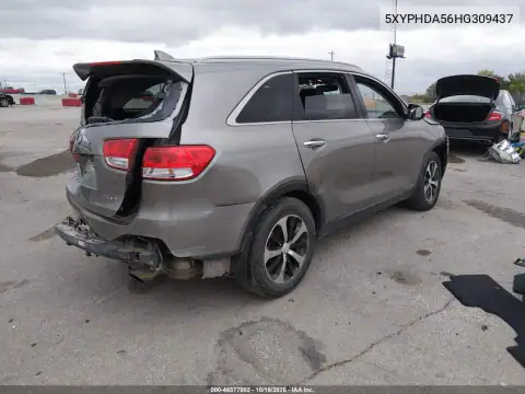 5XYPHDA56HG309437 — 2017 Kia Sorento, zdjęcie 5 z IAAI, Lewy tył