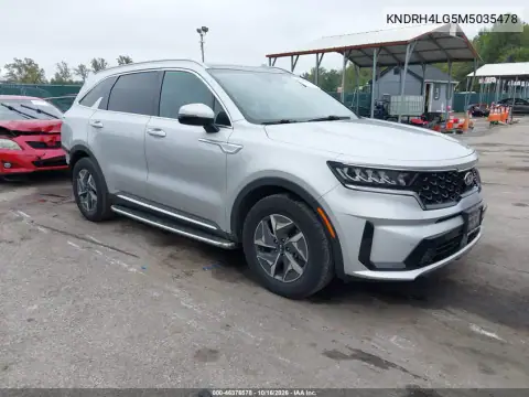 KNDRH4LG5M5035478 — 2021 Kia Sorento, Parte trasera, fotos antes de reparar