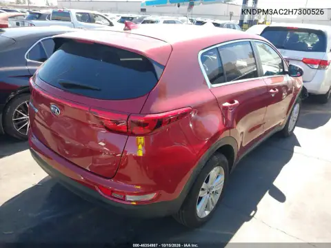 KNDPM3AC2H7300526 — 2017 Kia Sportage, фото 5 з IAAI, Передня частина справа