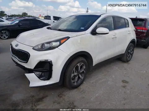 KNDPM3ACXM7916744 — 2021 Kia Sportage, photo 3 from IAAI 28.10.2026, Normal wear