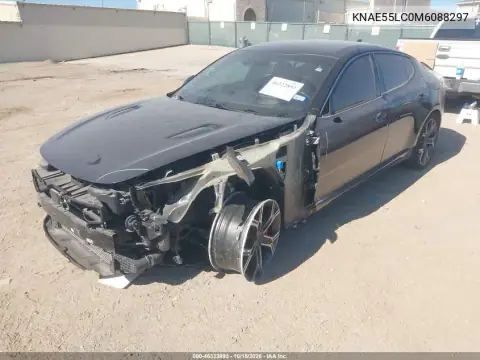 KNAE55LC0M6088297 — 2021 Kia Stinger, фото 2 з IAAI, Передня частина