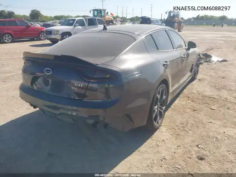 KNAE55LC0M6088297 — 2021 Kia Stinger, фото 4 з IAAI, Передня частина