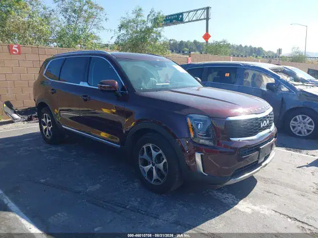 2022 KIA Telluride Ex VIN 5XYP34HC2NG263880 фото 1